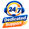 24/7 Dedicated Support