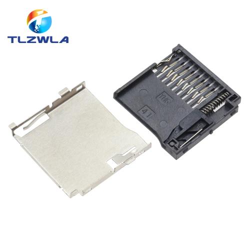 9Pin Micro SD Card Slot Connectors, Size 14*15mm TF Card Deck, Fit For Phone, Tablet, Vehicle Navigation