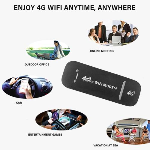 4G LTE Wireless USB Dongle Mobile WiFi Router 150Mbps Modem Stick