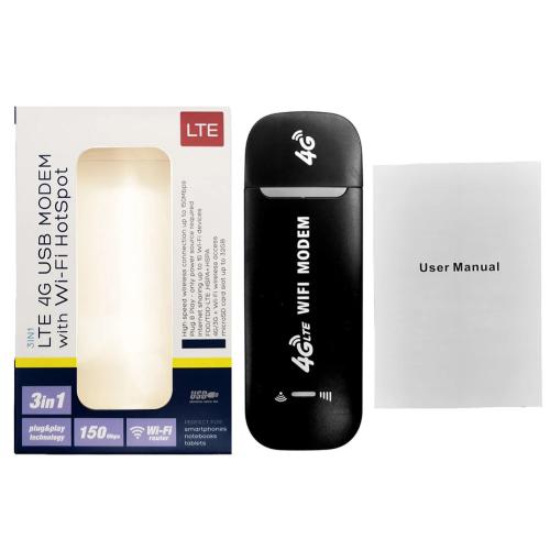 4G LTE Wireless USB Dongle Mobile WiFi Router 150Mbps Modem Stick