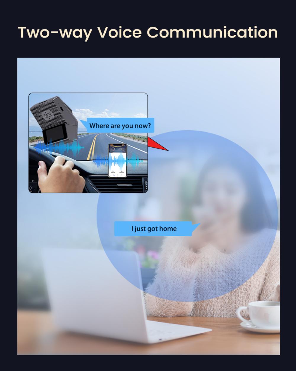 Car Dash Camera 4G 2K GPS Wifi Dual Camera